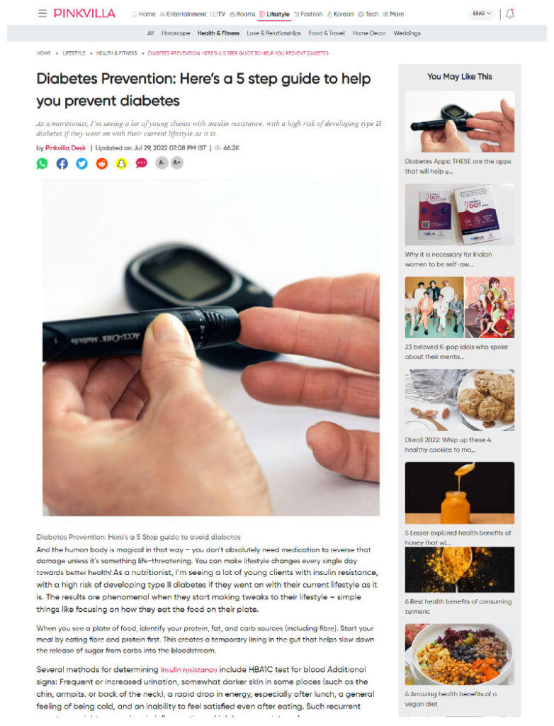 Diabetes Prevention: Here’s a 5 step guide to help you prevent diabetes