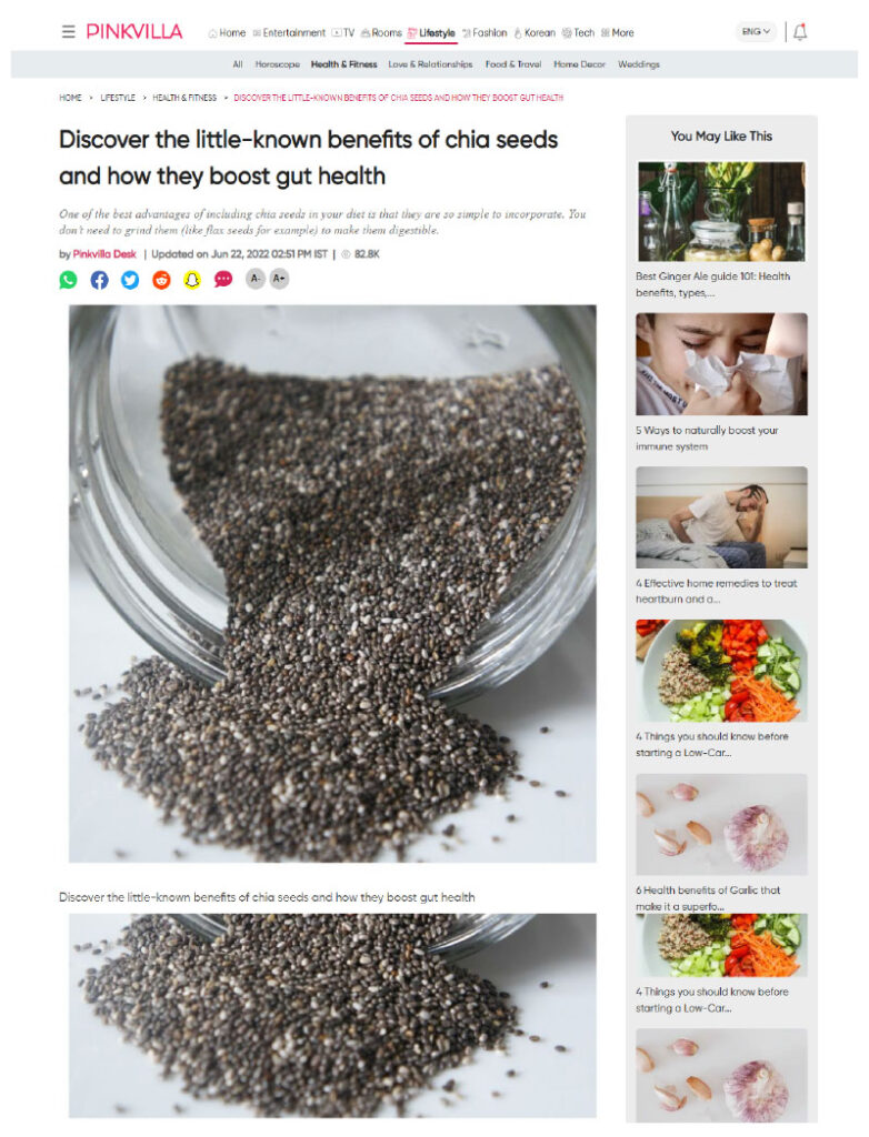 Discover the little-known benefits of chia seeds and how they boost gut health